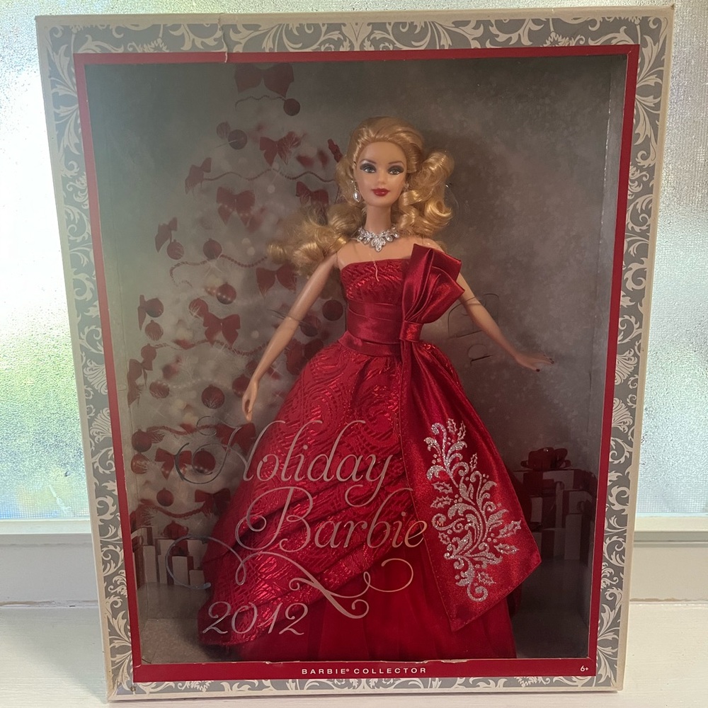 2012 holiday Barbie doll new in box Mattel W3465
